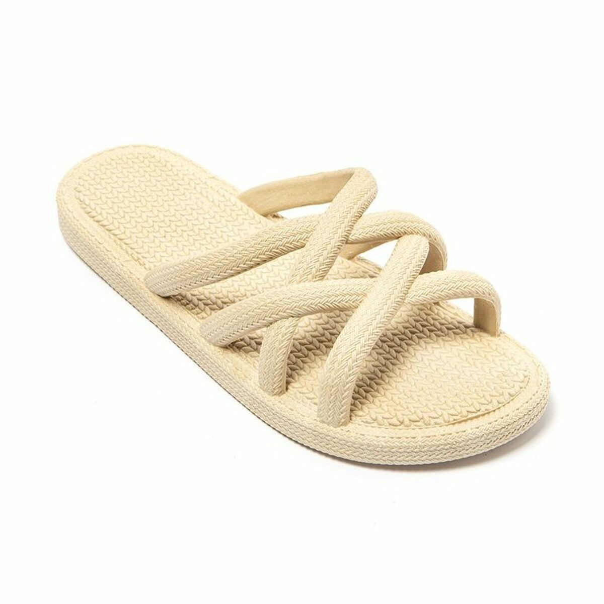 Brasileras Damen-Flip Flops Mersin Leicht Braun – Produktansicht 1