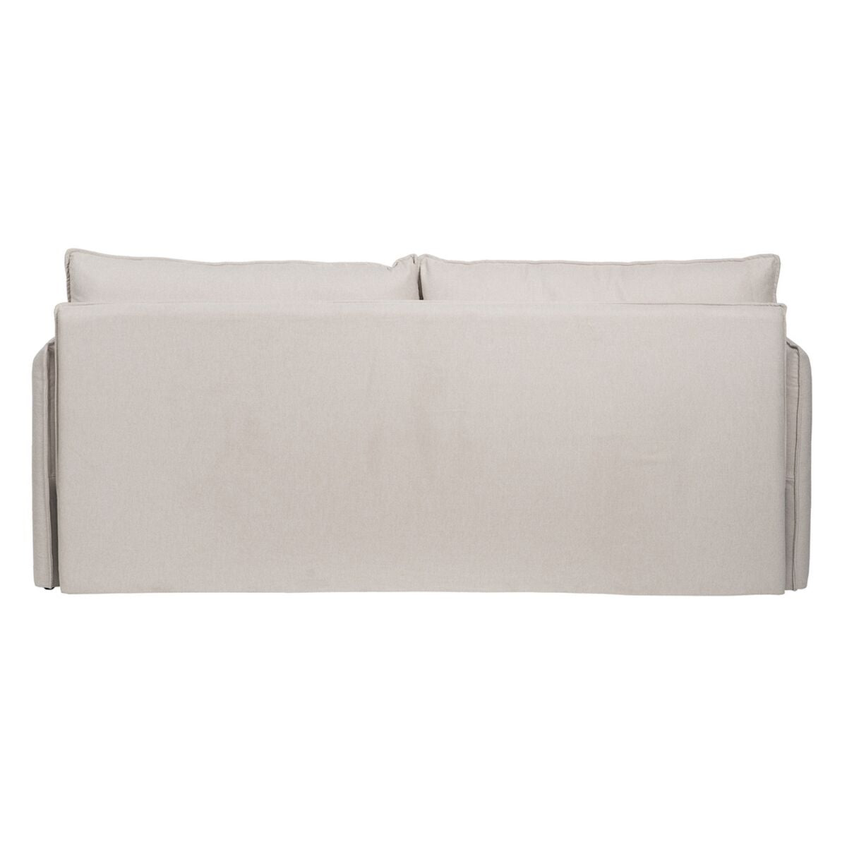 Sofa Beige Polyester Linen – Produktansicht 4