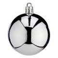 Krist+ Weihnachtskugeln K1912477-3 Silber Kunststoff Ø 6 cm – Produktansicht 1
