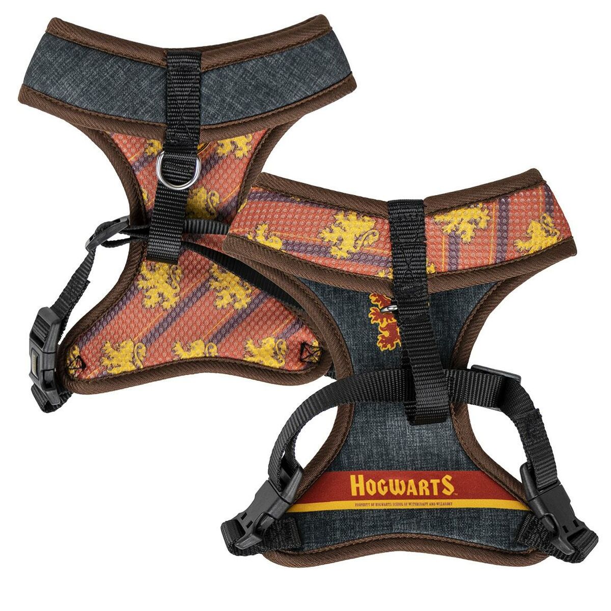 Harry Potter Hundegeschirr Reversible Rot XS – Produktansicht 1
