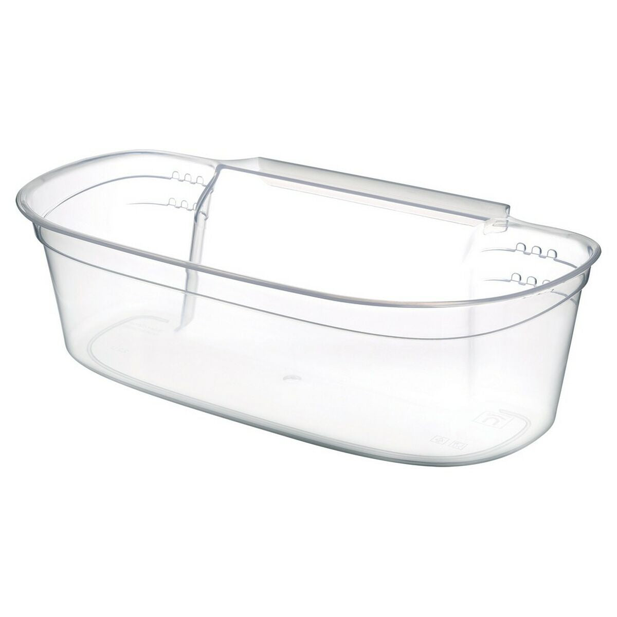 Rubbish Bin Gondol_G-550 Transparent Weiß Kunststoff – Produktansicht 1