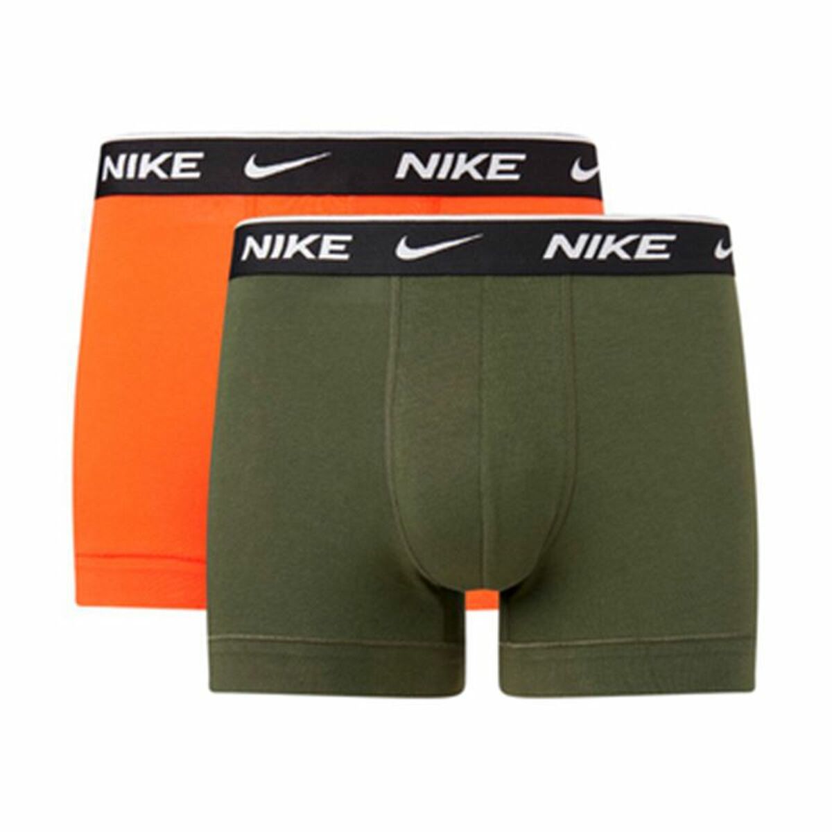 Nike Trunk 2 Pieces Men's Boxer Briefs - Orange, Green