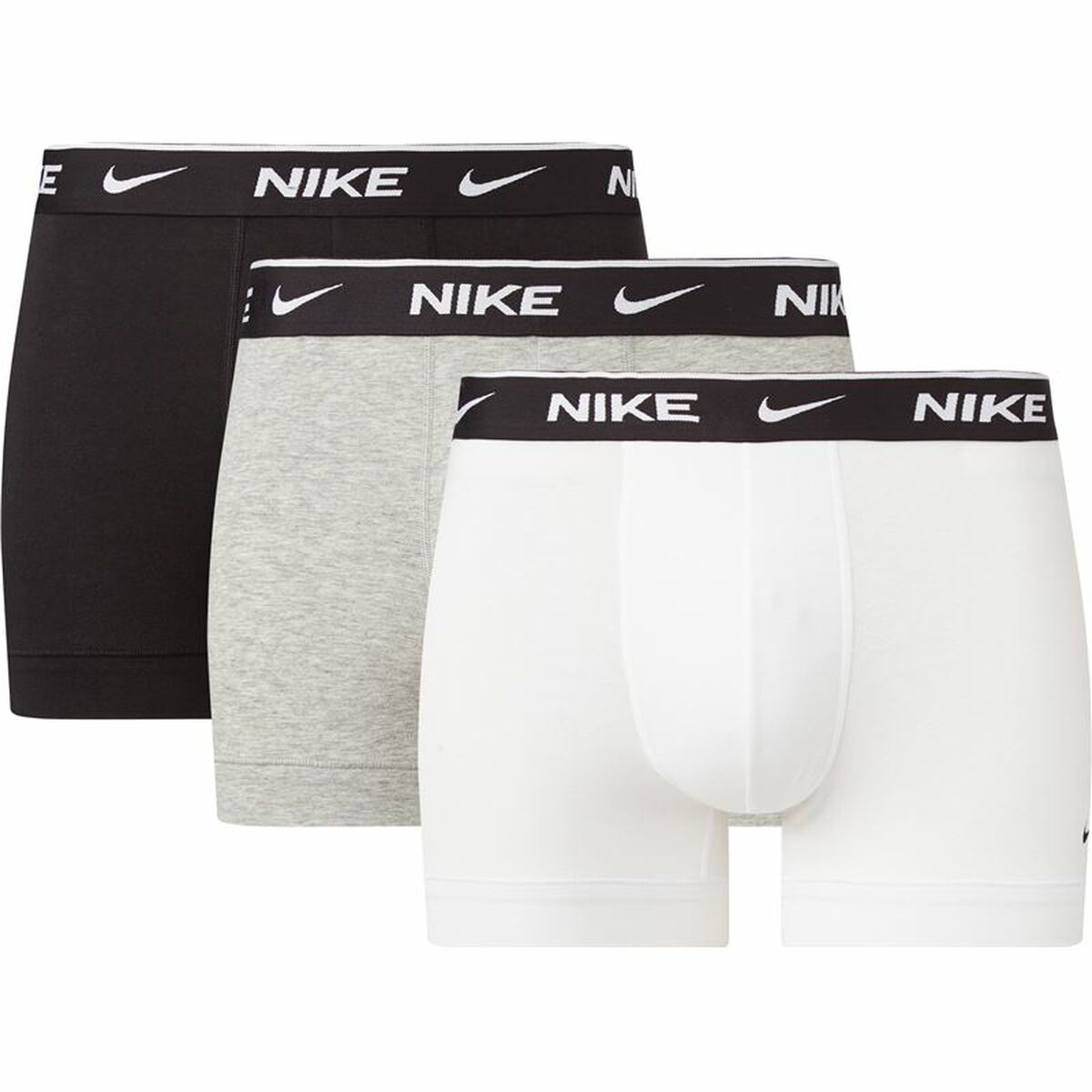 Nike Trunk Men's Boxer Briefs - White, Black, Grey