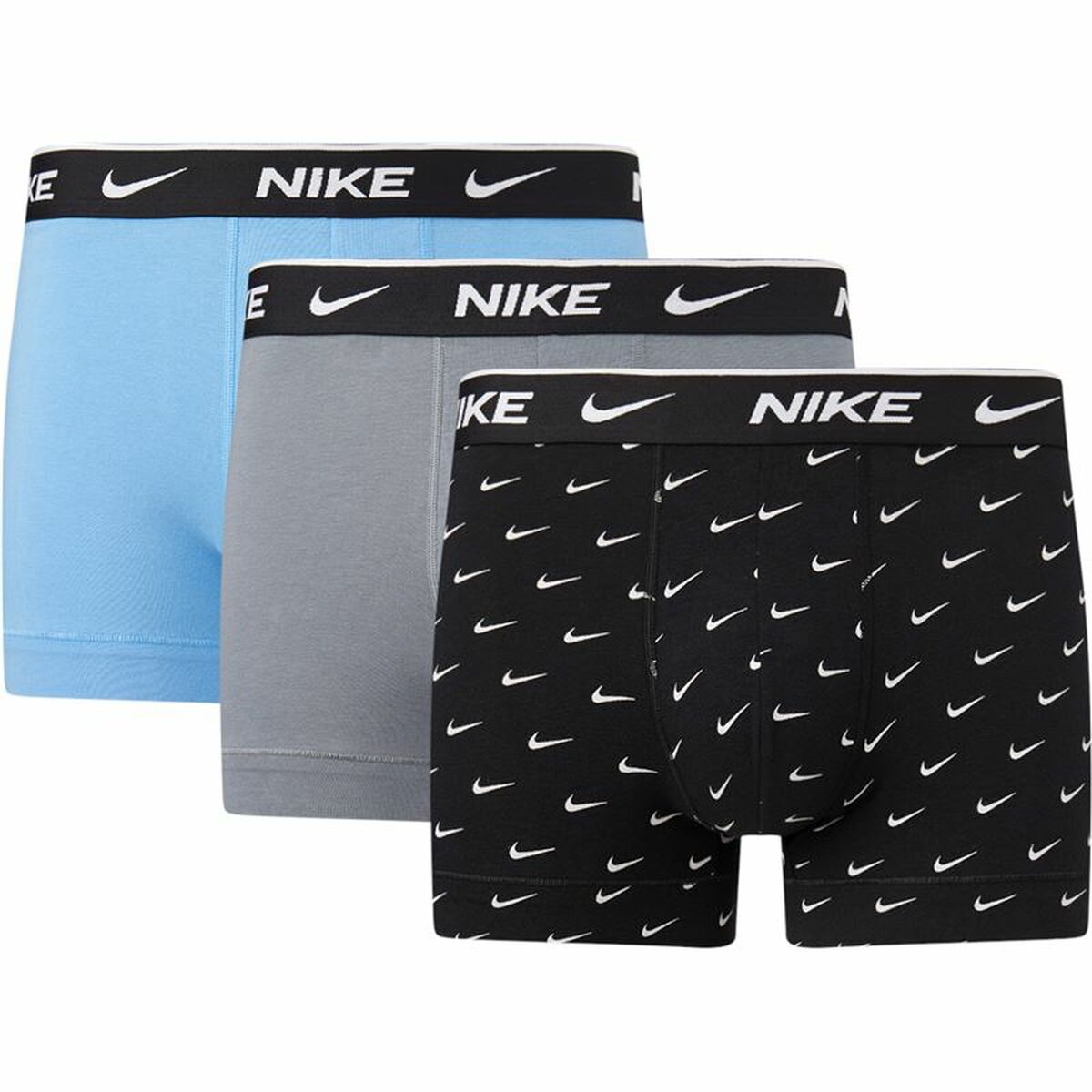 Nike Trunk Men's Boxer Briefs - Blue, Black, Grey