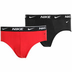 Nike Brief 2 Pieces Men's Boxer Briefs - Black, Red