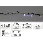 Lifetime Kranz aus LED Lights Cool Weiß 10 m Solar – Produktansicht 2
