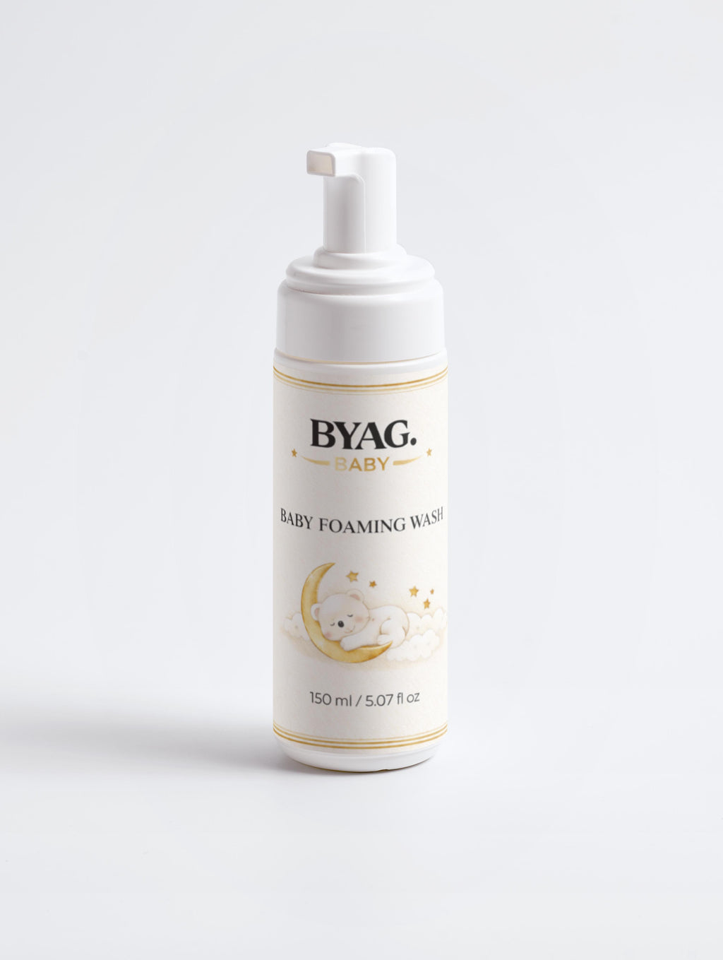 BYAG. Baby Sanfter Reinigungsschaum – Produktansicht 1