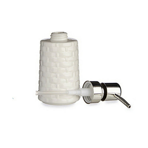 Berilo Soap Dispenser Weiß Silber Ceramic 150 ml – Produktansicht 2