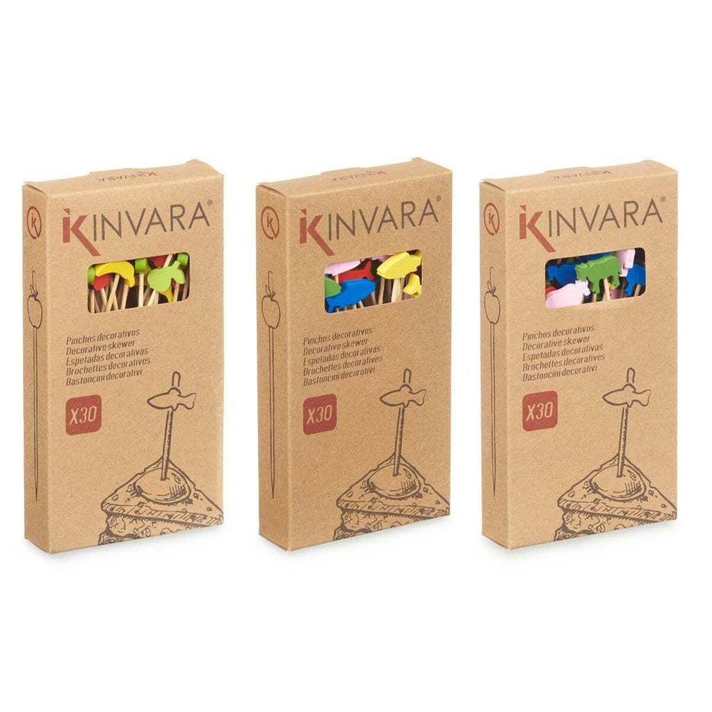 Kinvara Barbecue Skewer Set Bamboo Skewer Decorated – Produktansicht 4