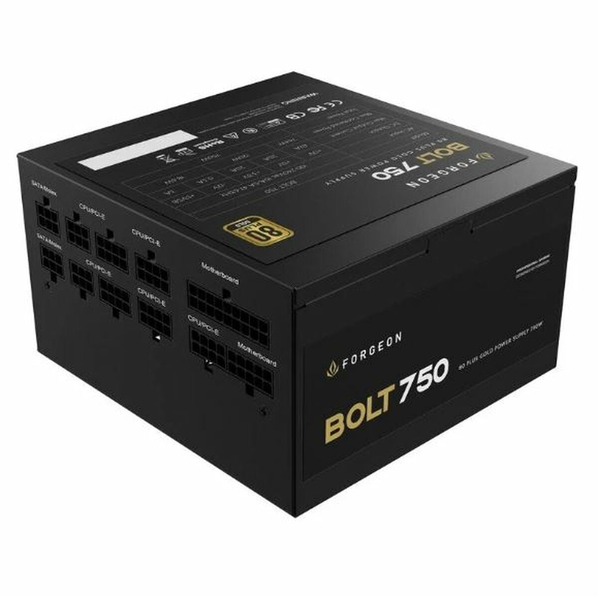 Forgeon Netzteil Bolt 750 W 80 Plus Gold – Produktansicht 1