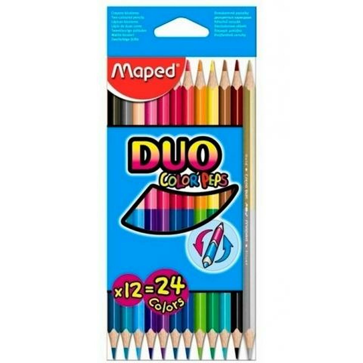 Maped Colouring pencils Duo Color' Peps Mehrfarbig Double-ended – Produktansicht 2
