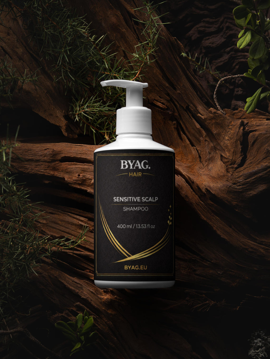 BYAG. Herren Sensitiv-Kopfhaut-Shampoo – Produktansicht 10