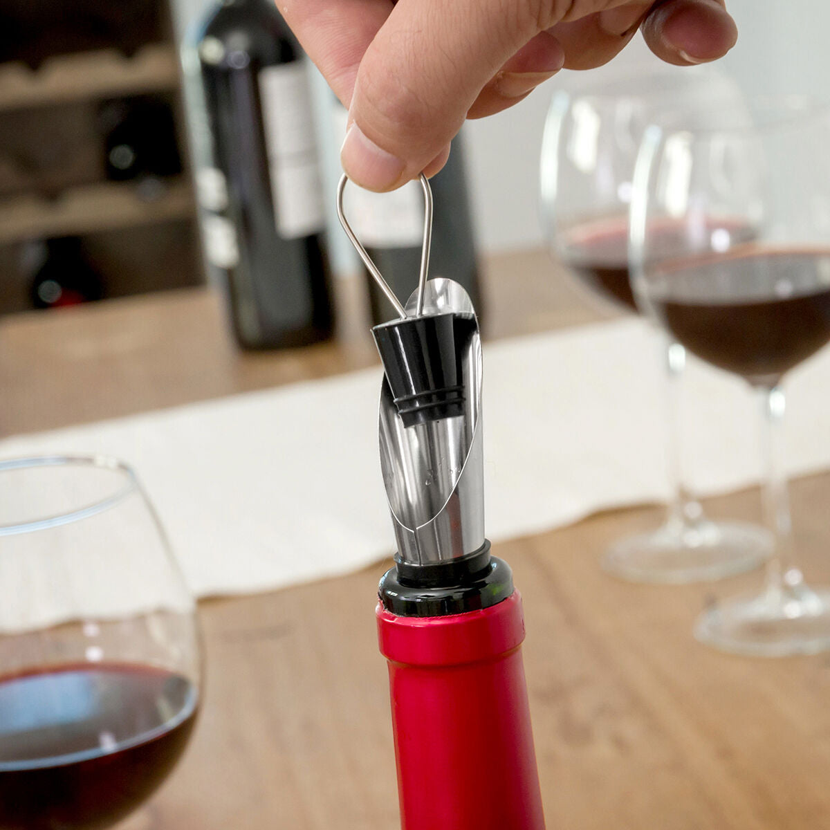 InnovaGoods Flasche Weinset – Ansicht 6