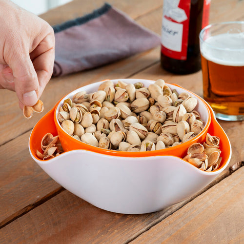 2-in-1 Snack Schale InnovaGoods 2 Teile – Produktbild 1