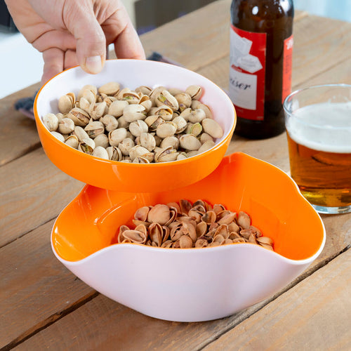 2-in-1 Snack Schale InnovaGoods 2 Teile – Produktbild 2
