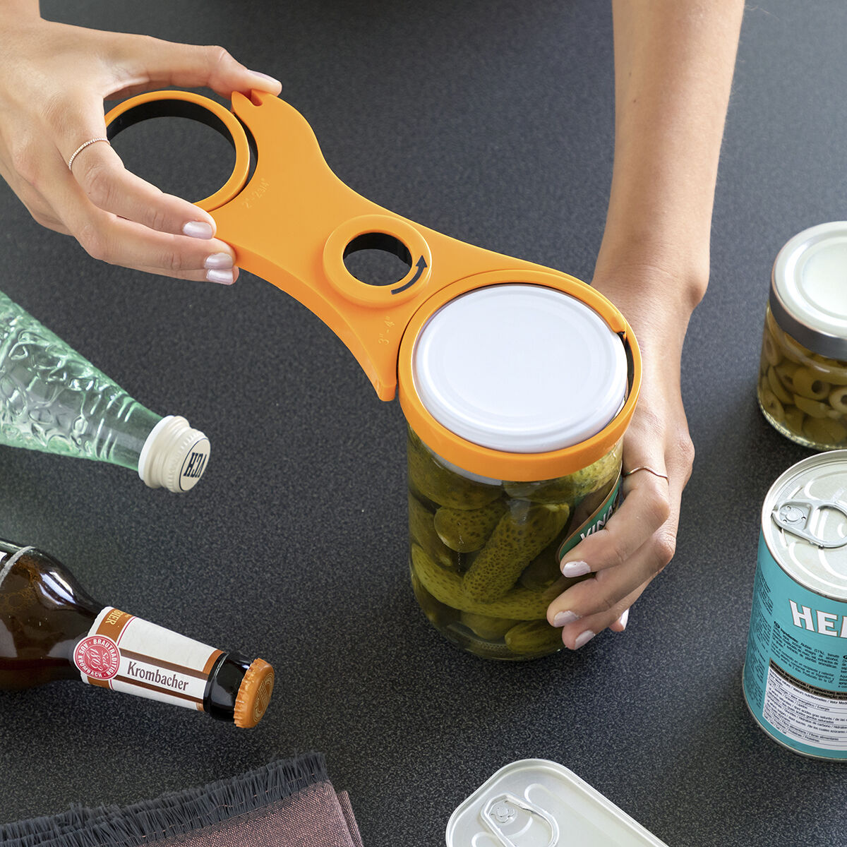 InnovaGoods 5-in-1 Multi-Purpose Jar Opener – Produktansicht 1