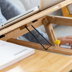 InnovaGoods Bamboo Klappbar Beistelltisch Lapwood – Ansicht 6