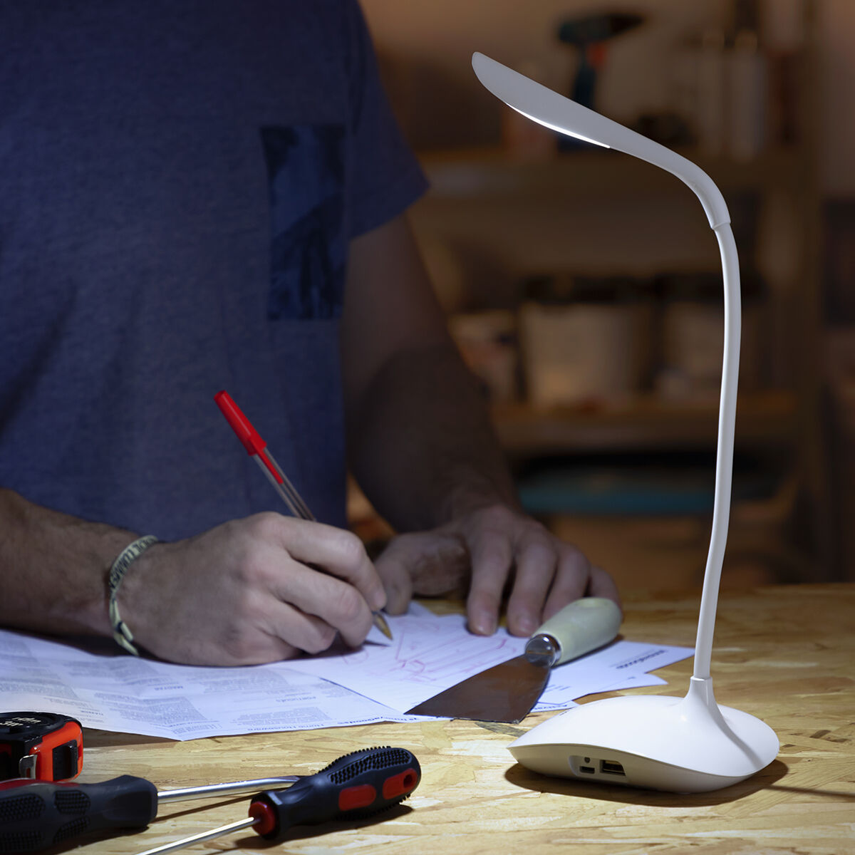 InnovaGoods Wiederaufladbar Touch-sensitive LED-Tischleuchte Lum2Go – Produktansicht 2
