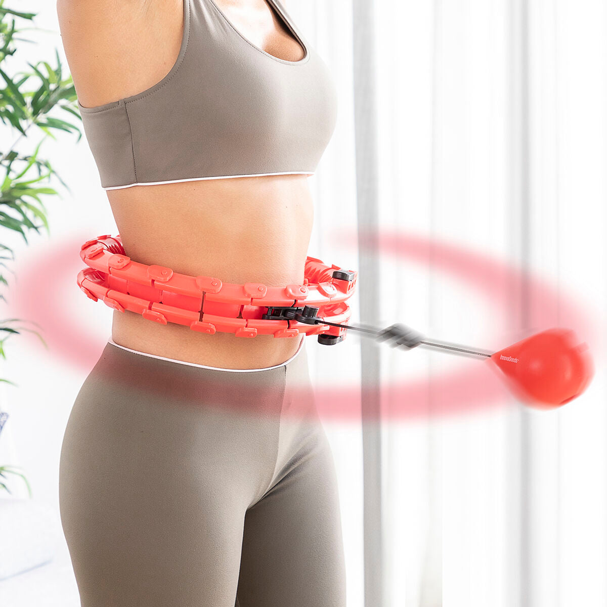 InnovaGoods Verstellbar Smart Fitness Hoop mit Weight Fittehoop – Produktansicht 2