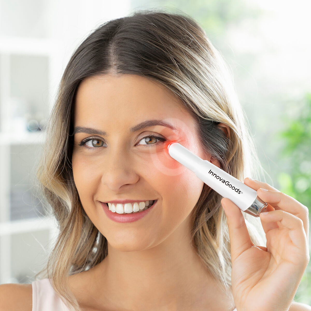 Anti-ageing Eye Massagegerät mit Phototherapy, Thermotherapy & Vibration Therey InnovaGoods – Produktansicht 1