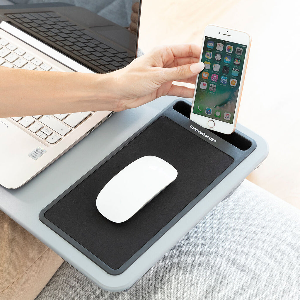 InnovaGoods Tragbar Notebook Desk mit XL Kissen Deskion – Produktansicht 4