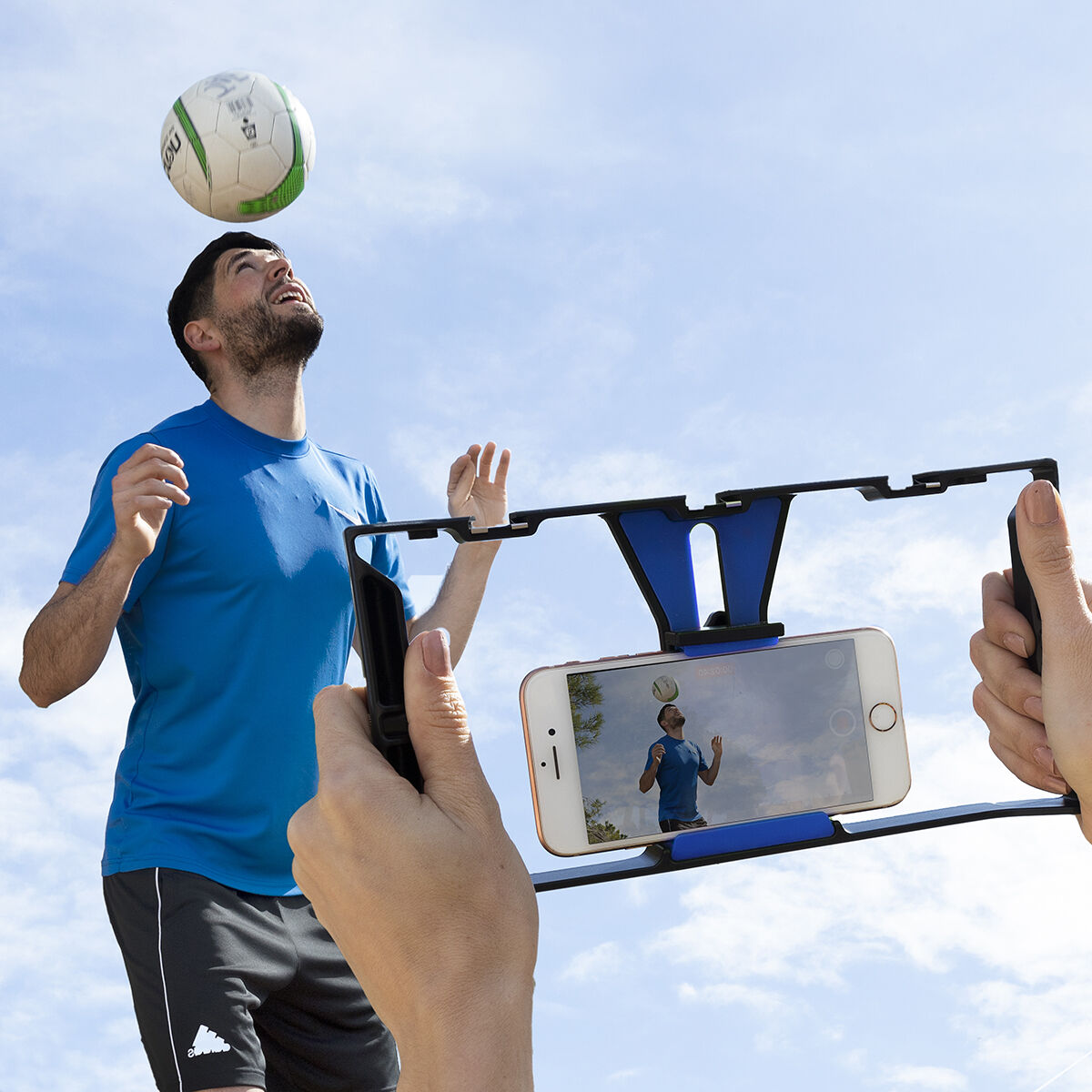 InnovaGoods Smartphone Halter mit Manual Stabiliser Stafect – Produktansicht 1