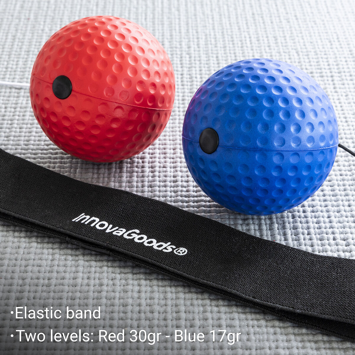 InnovaGoods Trainings- und Reflexball-Set Balxing – Produktansicht 3
