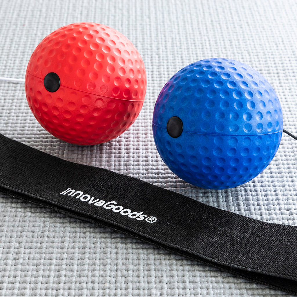 InnovaGoods Trainings- und Reflexball-Set Balxing – Produktansicht 4