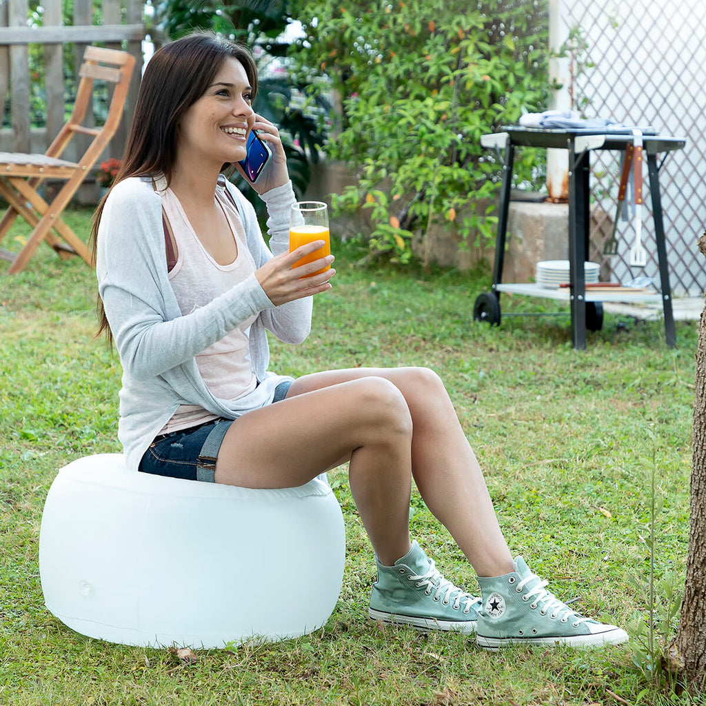 Aufblasbar Seat mit Mehrfarbig LED & Fern Steuerung Pulight InnovaGoods – Produktansicht 3