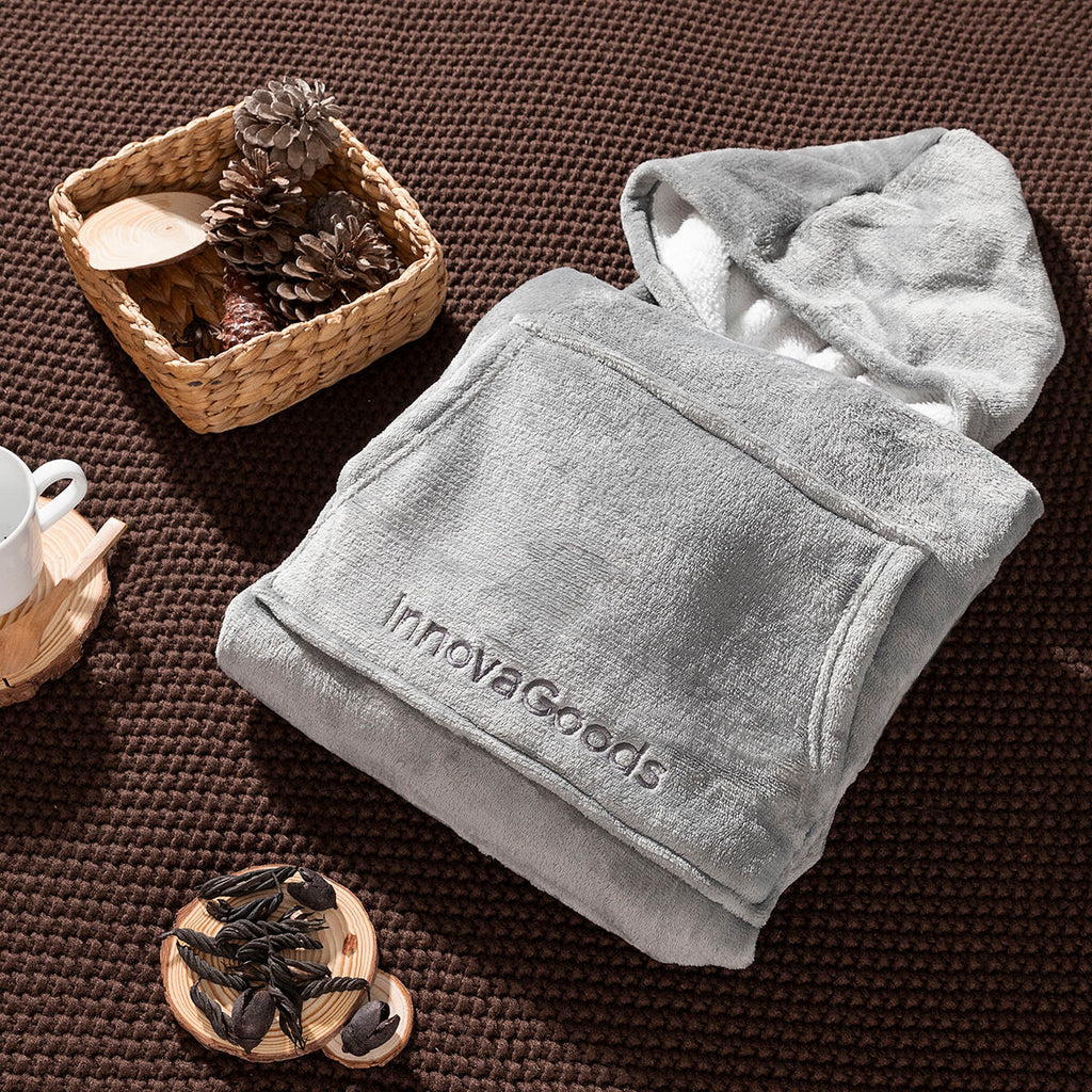 InnovaGoods Oversized Sweatshirt Blanket mit Fleece Lining Swug – Produktansicht 8