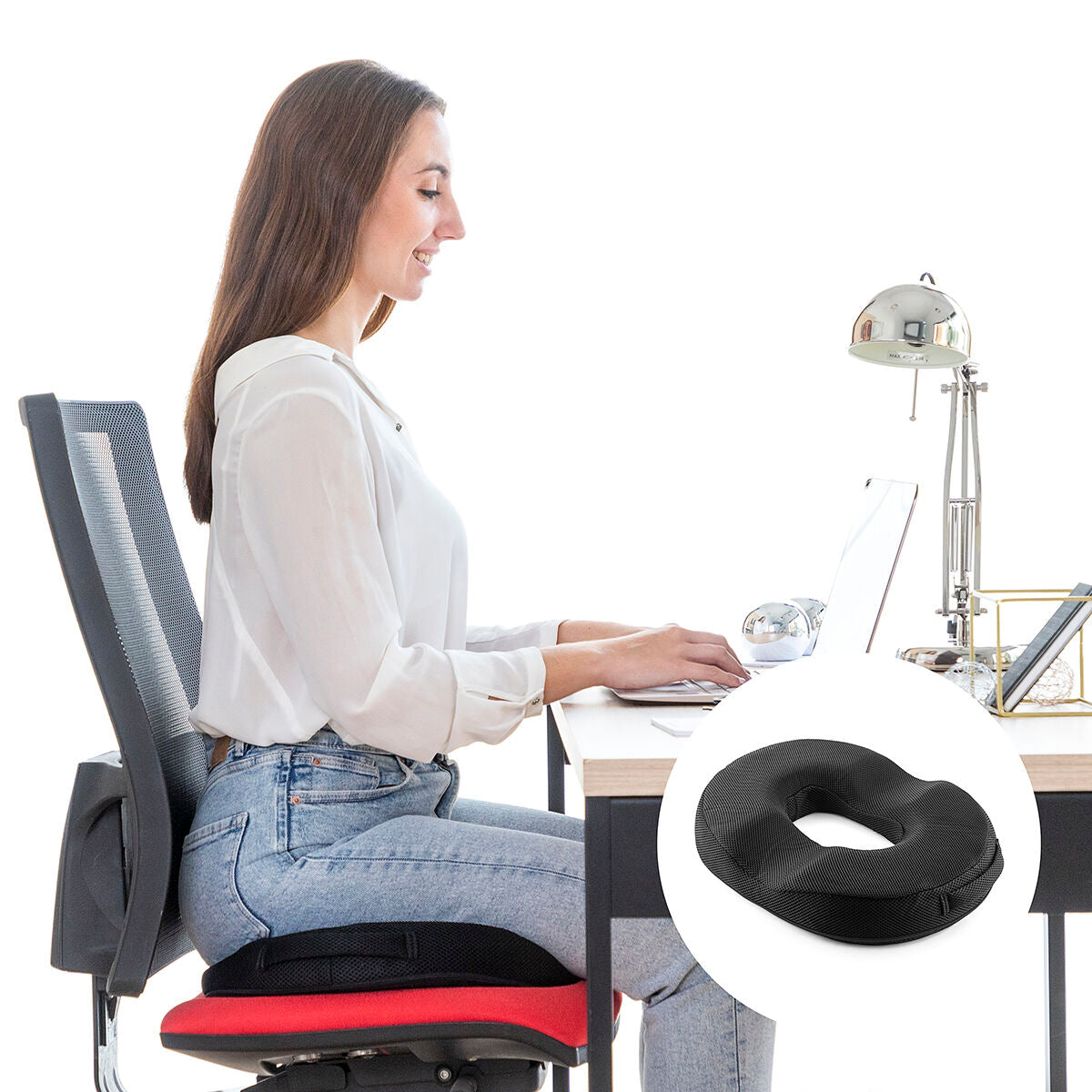 Gel & Bamboo Charcoal Kissen mit Removable Abdeckung Charnut InnovaGoods – Produktansicht 10