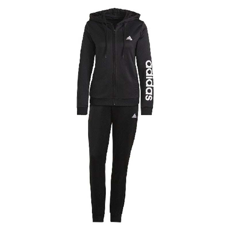 Adidas W LIN FT TS GM5575 Women's Tracksuit - Black - BYAG.Sports Outfit & SetBigbuyBYAG.S2014340Adidas W LIN FT TS GM5575 Women's Tracksuit - BlackL