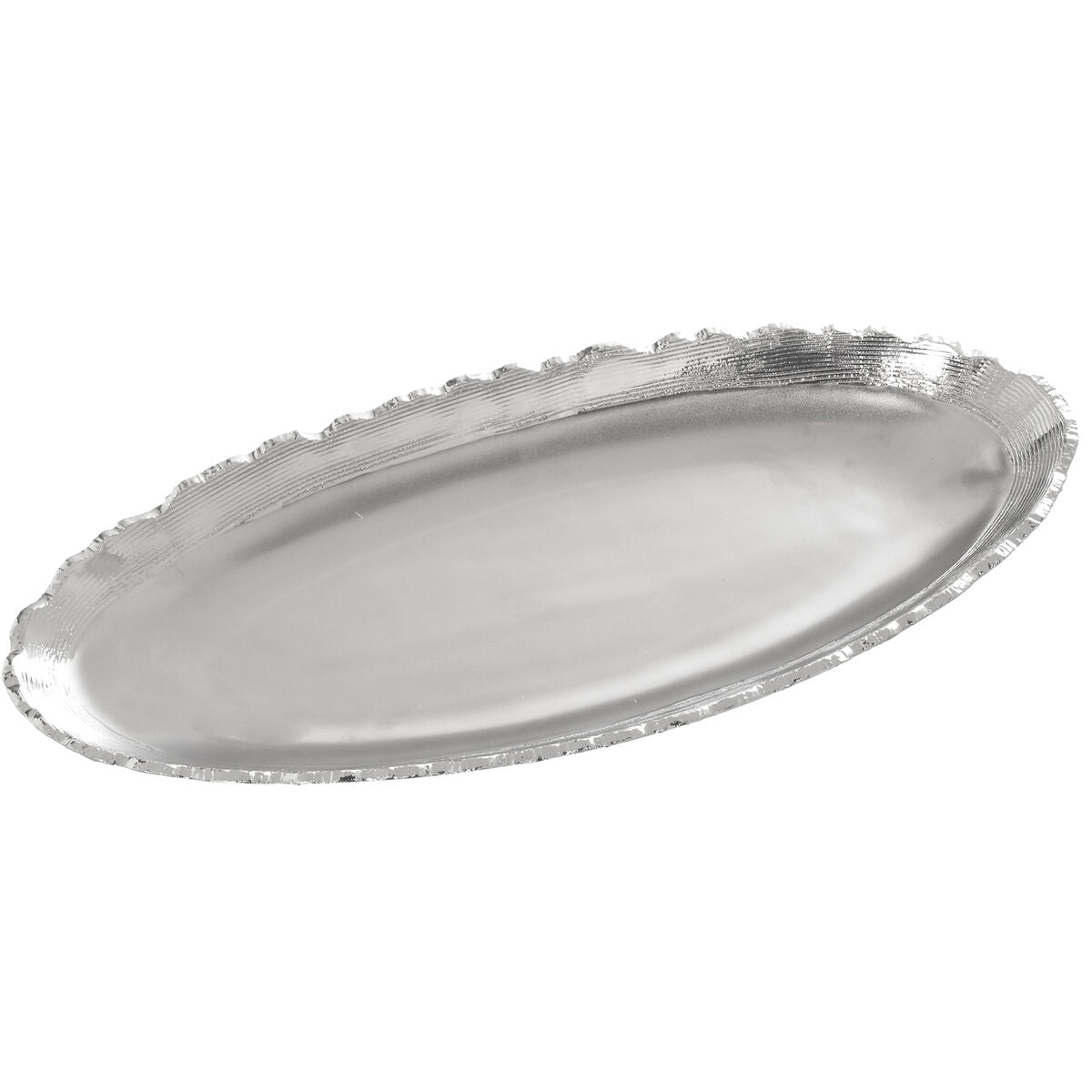 Alexandra House Living Centerpiece Silber Keramik – Produktbild 1