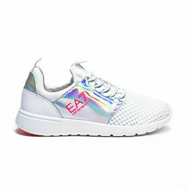 Armani Sportschuhe Damen Woven Weiß