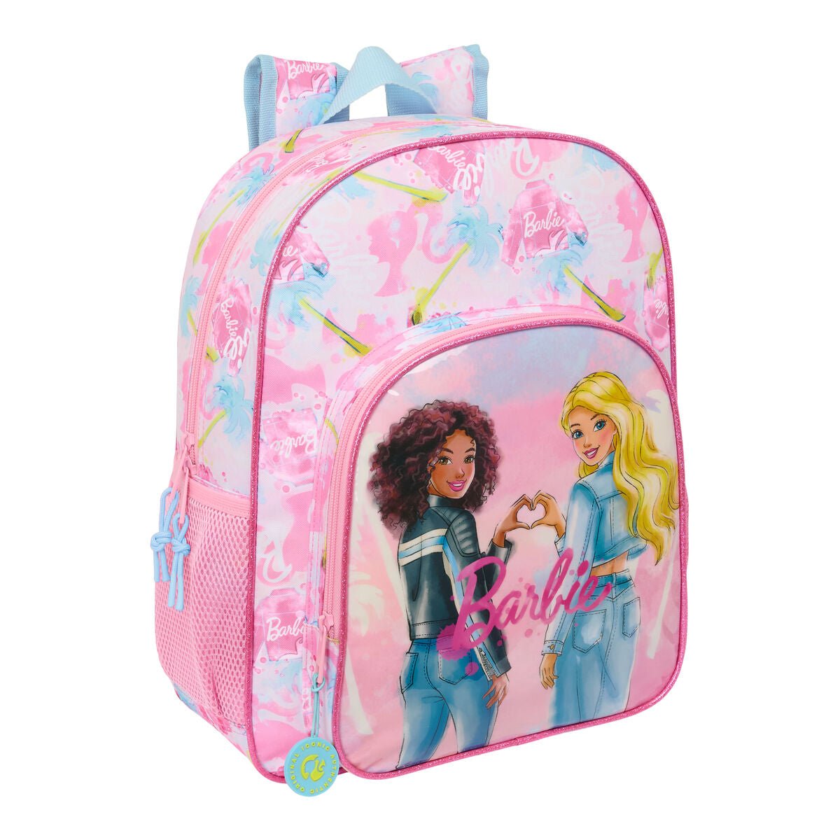 Barbie Schultasche Painterly Rosa Sky Blau – Produktbild 1