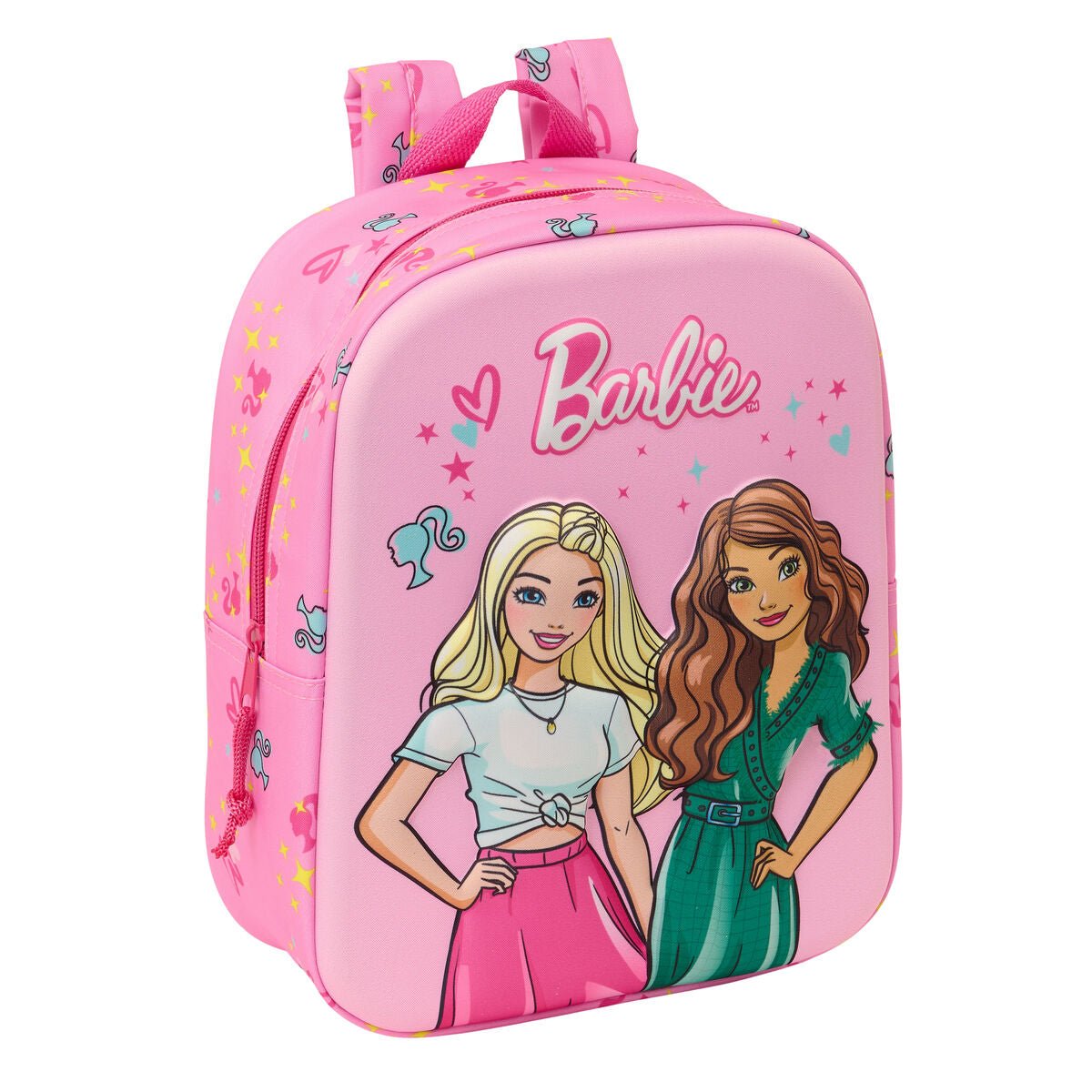 Barbie Schultasche Rosa Fuchsia 3D – Produktbild 1