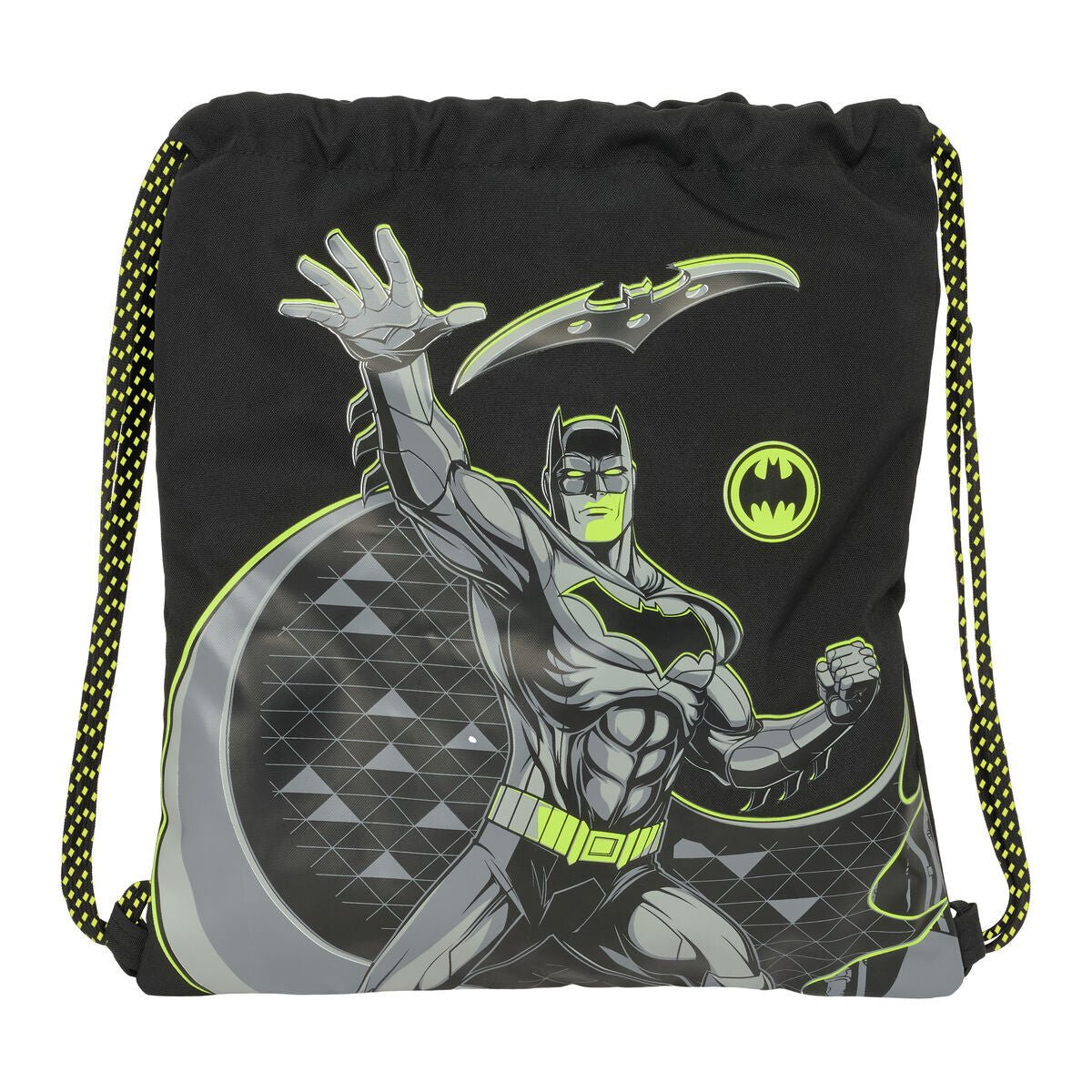 Batman Rucksack mit Kordeln Spiel over Schwarz – Produktbild 1