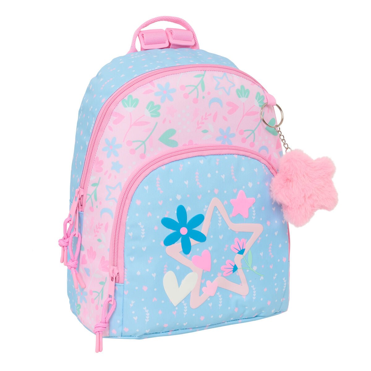 BlackFit8 Rucksack Smile Rosa Hellblau Mini – Produktbild 1