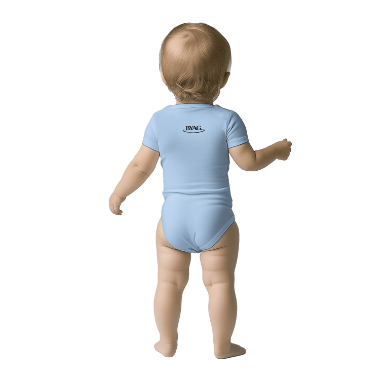 BYAG. Baby Kurzarm Bodysuit – Blau