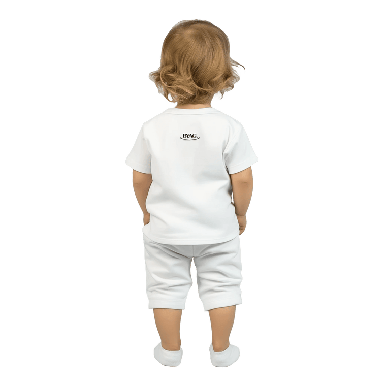 BYAG. Baby Cotton T-Shirt – Weiß