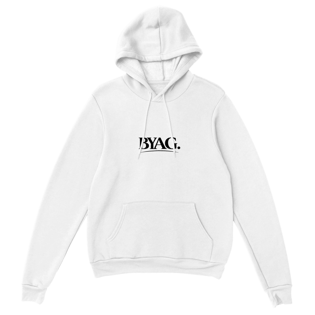 BYAG. Signature Hoodie – White - BYAG.DEPrint MaterialBYAG.DEBYAG.DE#original_value#White