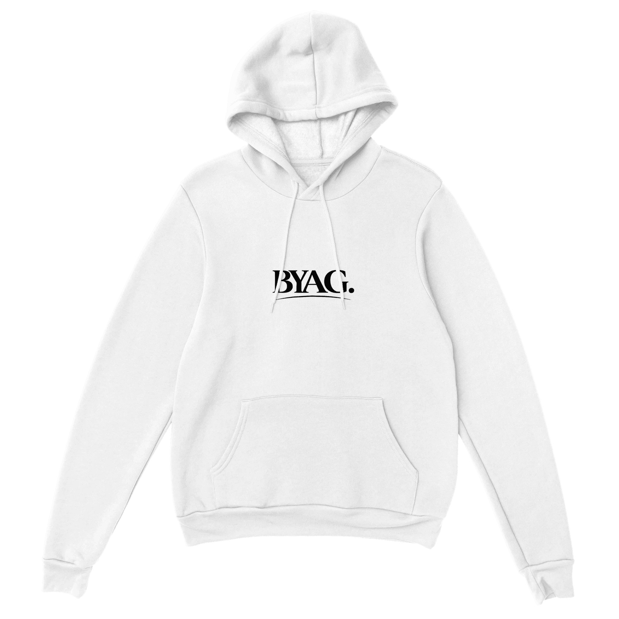 BYAG. Signature Hoodie – White - BYAG.DEPrint MaterialBYAG.DEBYAG.DE#original_value#White