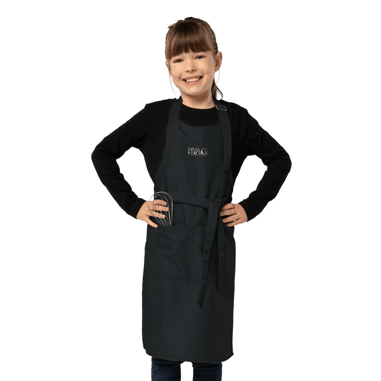 BYAG. Kids Apron mit Pocket – Schwarz