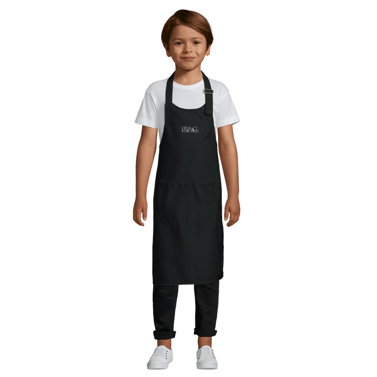 BYAG. Kids Apron mit Pocket – Schwarz