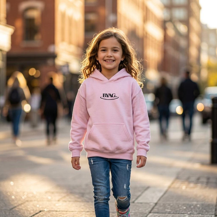 BYAG. Kids Everyday Hoodie – Rosa