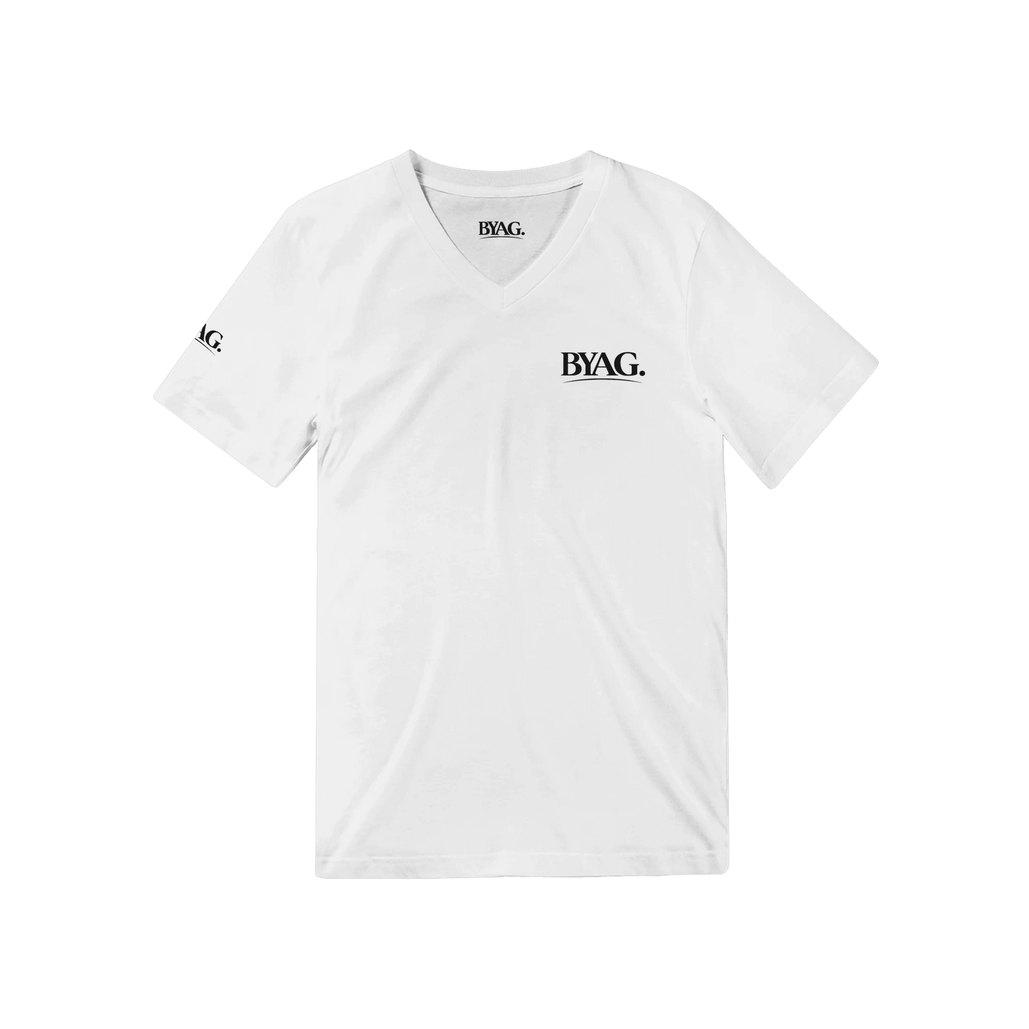 BYAG. Everyday V-Neck T-shirt – White - BYAG.DEPrint MaterialBYAG.DEBYAG.DE#original_value#Default Title