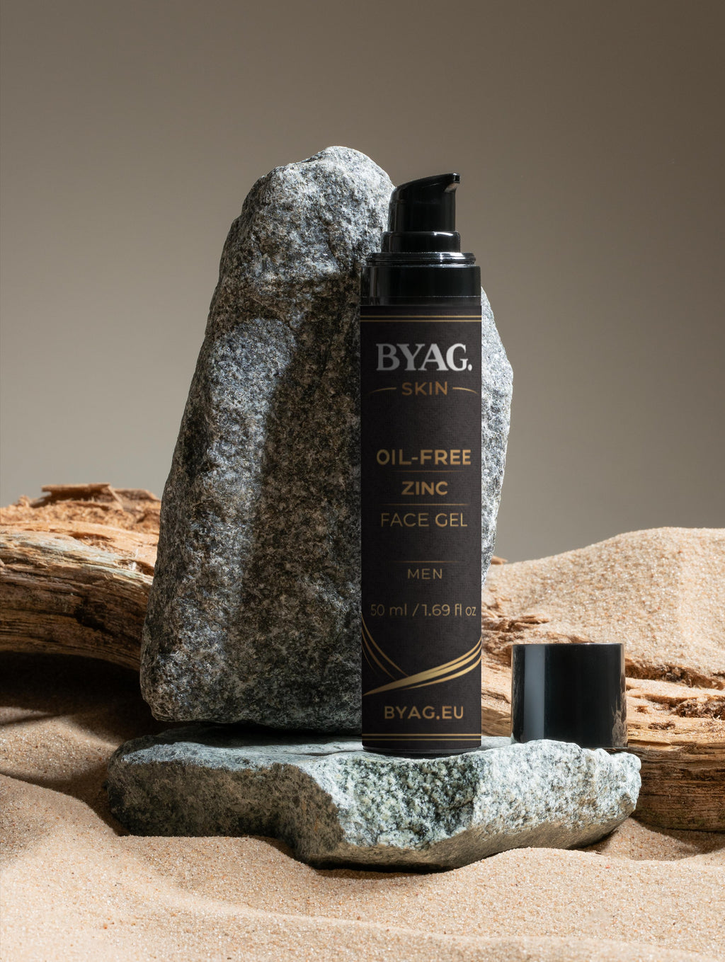 BYAG. Herren Ölfreies Zink-Gesichtsgel – Produktansicht 12