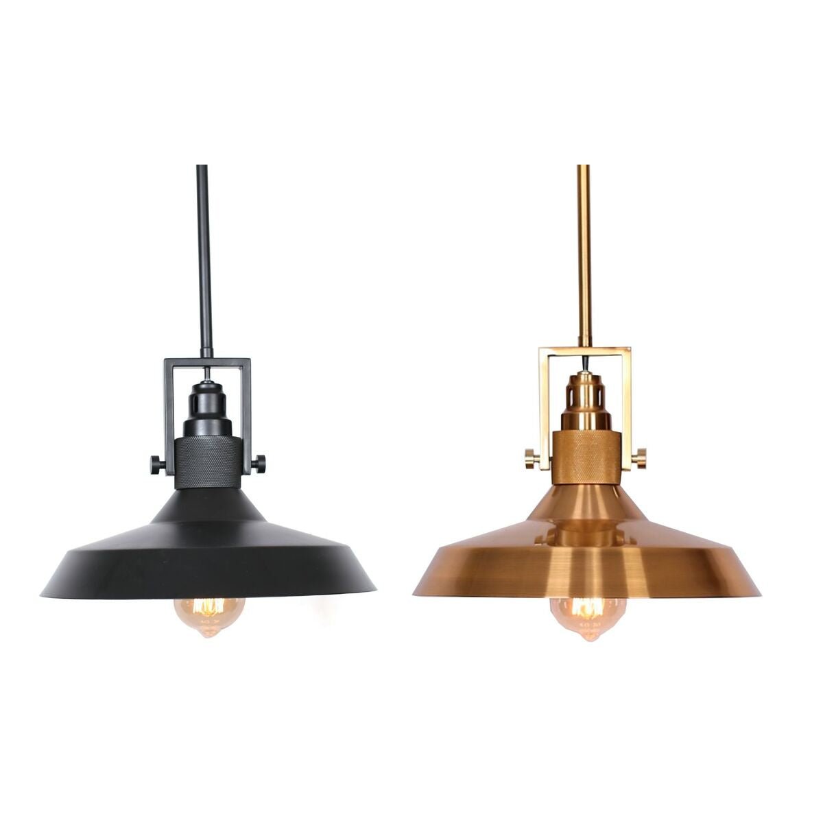 Ceiling Light DKD Home Decor Black Golden Metal 50 W (2 Units) - BYAG.Lighting, Indoor lightingDKD Home DecorBYAG.S30400288424002005054V11H37981D8BFA086B3E05B68681F9E93727R5662699P1
