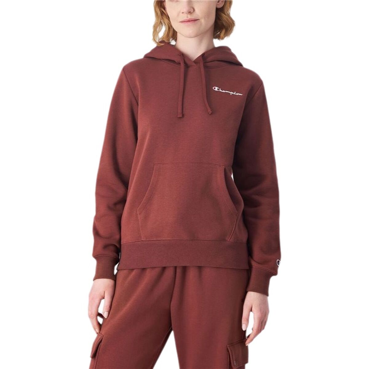 Champion Damen-Hoodie Braun – Produktbild 1