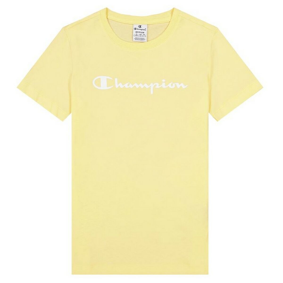 Champion Damen Kurzarm T-Shirt Big Script Logo - BYAG.T-ShirtChampionBYAG.S6438646Champion Damen Kurzarm T-Shirt Big Script Logo – MM